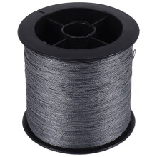 500 M 30 LB 0.26mm fishing strength PE Braided 4 Strands gray