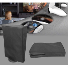 Dust Cover Protective Cover Waterproof and Scratch Resistant Gaming Protective Shell Suitable for Ps5 Game Console Black