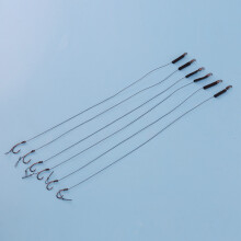 6 X Hair Rigs 12lb Barbless Size 6 8 10 Carp Fishing Ready Tied Dark Matter Hair Rigs Crank Hook with Bait Stops