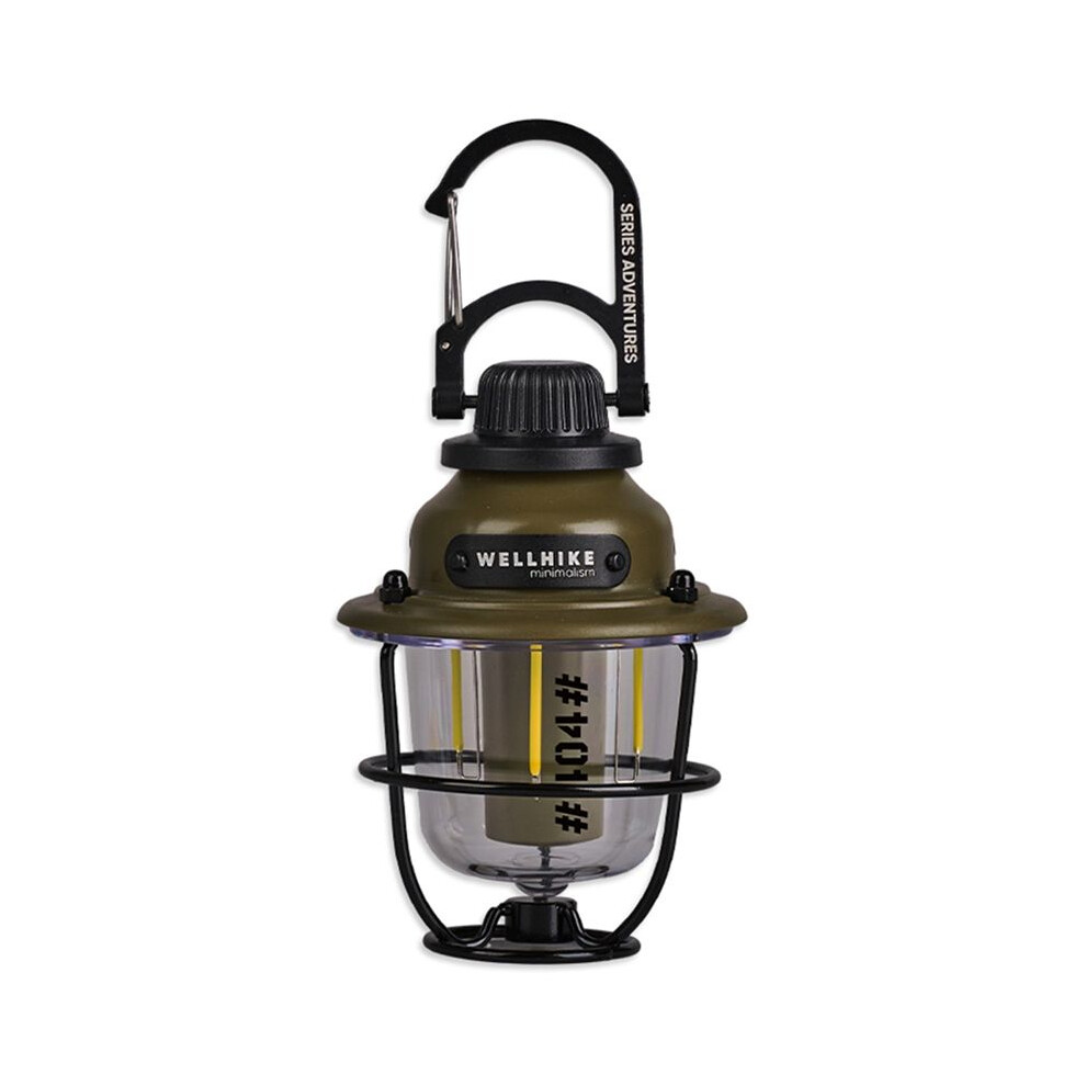 Wellhike Rechargeable Led Camping Hanging Tent Lamp Portable Lantern Stepless Dimming Outdoor Flash Decorative C Light