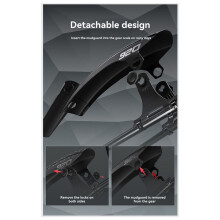 Road Bike Fenders Set Quick Release Bicycle Mud Guards Adjustable Front Rear Protection