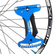 TOOPRE Aluminum Alloy Bicycle Spoke Tension Gauge, Precision Calibration Tool for Road Bike Spoke Inspection and Repair