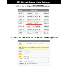 For FLYWOO GOKU GM10 Pro V3 GPS Module with Compass QMC5883L 72 Searching Channel for FPV Drone