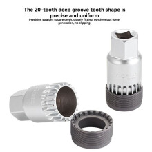 TOOPRE Bicycle Bottom Bracket Removal Tool Compatible with for /ISIS Bottom Bracket Tool 20-Tooth