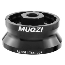 MUQZI 5 in 1 Bike Bottom Bracket Tool for 12/16- 39/41/44/46/49mm Compatible with B Black