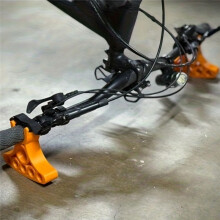 2pc Bicycle Repair Stand Handlebar Holder-Adjustable Repair Stand Ergonomic Design Stable Grip Upside Down Parking A