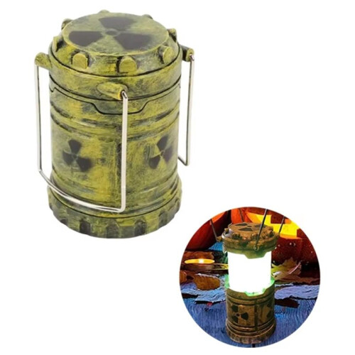 Simulation Nuclear Reactor Lantern Gift Handheld Camping Light Halloween Gift Night Lamp Home Decor Ornaments