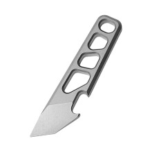 Décapsuleur en Alliage de Titane Ultra Léger, Petit Outil Portable, Porte-Clés de Déballage, Pendentif, Accessoires EDC Multifonctionnels