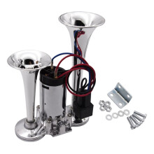 12V Dubbele Trompetten Claxon Auto Luchthoorn Super Luide Elektrische Solenoïdeklep Auto Elektrische Luchthoorn voor Auto Boot Luidspreker