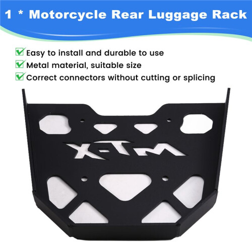 Motorcycle Cargo Rack Storage Tail Box Support Shelf Bracket for  800MT-X Rear Luggage Carrier Rack 2