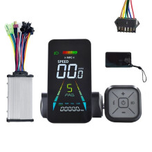 E-Bike NFC LCD Display Electric Scooter NFC Color Meter 24V/36V/48V/60V UART Speedometer+36V 350W Controller SM6PIN