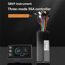 36V 48V 52V 35A 1500W Brushless Motor Controller+S869 Color LCD Kit for Electric Mountain Bike Scooter Modification