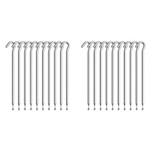 20PCS Tent Stakes Pegs with Hooks, Camping Tent Stakes for Outdoor Travel,Ground Stakes for Outdoor Camping