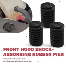 100 Peças de Capa de Motor, Almofada de Borracha À Prova de Choque, Bandas de Amortecimento, Bloco de Choque, Capô, Cola para II X35 X36