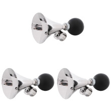 3X UPPERX Schwarze Gummibirne 21Mm Dia Lenker Fahrrad Air Horn Bugle Trompete
