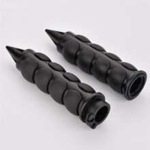 Motorcycle Pointed End 25mm Handlebar Grip for Modified Handlebar,B