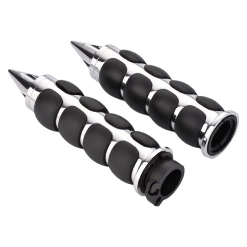 Motorcycle Pointed End 25mm Handlebar Grip for     Modified Handlebar,B