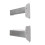 4x Front Bumper Reinforcement Load  Bracket for  Compass 2017-2022 Front Extension  68243959AA 68243958AA 4