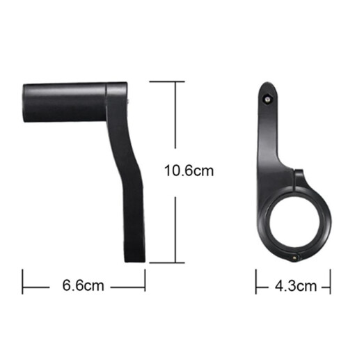 2X Multifunctional Bike Computer Bracket Bike Speedometer Support Extension for Handlebar Mounted Riding