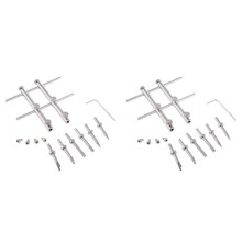 2X Linsen SchlÜSsel Schrauben SchlÜSsel Offener Werkzeug Ring Entferner Edelstahl mit Drei Set Treiber für Dslr Kamera Reparatur Schraubendreher
