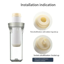 4pcs 10 Inch Flat Type UF Hollow Fiber Ultrafiltration Membranes Filter 0.01 Micrometre High Flow Membrane UF Dry