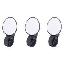 3X Bike Mirror, Bicycle Cycling Rear View Mirrors Adjustable Handlebar Mounted for Mountain Road Bike