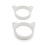 3X Motorcycle Front Mudguard Bracket Mount for  CBR400 NC23 CBR NC29 VFR400 NC30 2