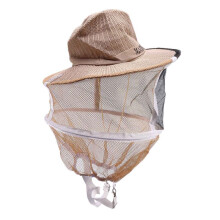 4 Pcs Anti Bee Hat Beehive Beekeeping Cowboy Hat Mosquito Bee Insect Net Face Protector Beekeeper Equipment