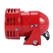 5X AC 220V Red Metal Motor Driven Air Siren Horn Alarm