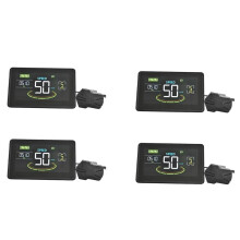 4X H6C Electric Bike LCD Display Meter 24V-60V E Scooter LCD Panel Color Screen with USB UART for Electric Bike(5PIN)
