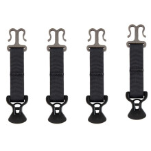 4X Camping Tent Buckle Rope Tensioner Awning Hooks Wind Rope Holder Tent Double-Door Pull- Outdoor Tents Accessories