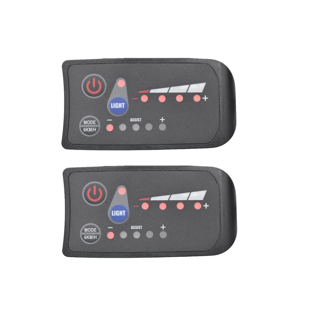 2X S810 E-Bike Meter Led Display 36V Ip65 For Electric Bike Electric Bicycle Meter 5Pin Wella Elements
