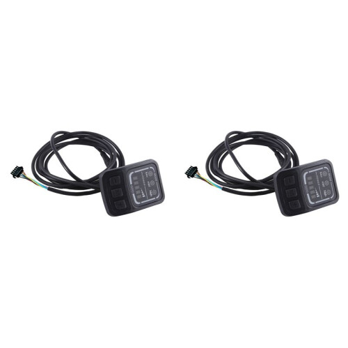 2X Electric Bicycle Display G20 LCD Display Control 24V 36V 48V Speed Meter Speedometer Wired SM Connector