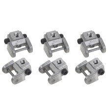 6Pcs Scroll Saw Blades Holders Conversion Kits Pin-Less Adapter Metal Upper/Lower Blade Holders
