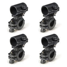4 PeçA Suporte de Montagem de Suporte de Tocha LED AcessóRios Esportivos Luzes de Bicicleta Suporte de Montagem 360 RotaçãO Bicicleta Ciclismo