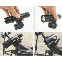 4PC LED Torch Bracket Mount Holder Sports Accessories Bicycle Lights Mount Holder 360 Rotation Cycling Bike Flashlight