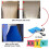 3pcs 2CM  Motorcycle Universal  Cushion Gel Pad Cool Pad Shock Absorption Mat DIY Cut Cushion A 1