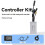 3X Three Mode Ebike Sine Wave Controller 24V/36V/48V 17A with S866 LCD Display Waterproof Connector for 350W Ebike 7