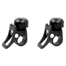2X Black Electric Scooter Bell Whole Body Horn Ring with Quick Release Mount for  M365 Pro 1S Pro2