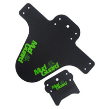 2X Bicycle Fenders Plastic Bike Mudguard Mtb Bike Wings Mud Guard Cycling Accessories for Bicycle Pattern-Green