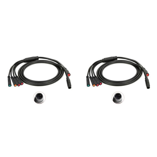 2X Waterproof 9Pin Main Cable for Electric Bike Controller Dashboard Connection Cable 2PIN+3PIN+5PIN