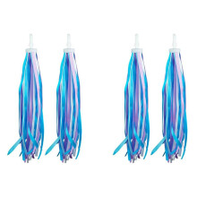4X Colorful Bike Tassels Ribbon Fashion Bike Handlebar Streamers Funny Bicycles Ornaments for Kids Children C
