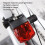 2X Bicycle Light Induction Tail Light Warning Lamp Magnetic Power Generate Taillight Self Powered Magnetic Warn Light 4