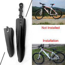 10X Black Mountain Bike Bicycle Road Tire Front Rear Mudguard Set Mud Guard Flying Fish