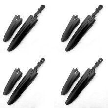 8X Black Mountain Bike Bicycle Road Tire Front Rear Mudguard Set Mud Guard Flying Fish