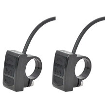 2X Electric Bicycle Control Button Handlebar Mount Split Meter Switches Button for LCD Meter E-Bike Accessories