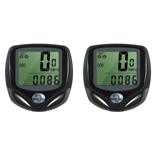 2X Bicycle Wireless Waterproof Magnet Sensor Bicycle Speedometer Digital Odometer Multifunctional Bicycle Accessories