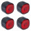 4X Bicycle Taillights,  Automatic Brake Sensor Lights,Rechargeable Waterproof Riding Taillights 1