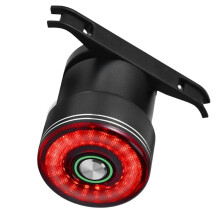 2X Bremsinduktions-Fahrradrücklicht Fahrradsattelstütze Sattelrücklicht Wasserdichtes USB-Lade-Fahrradrücklicht