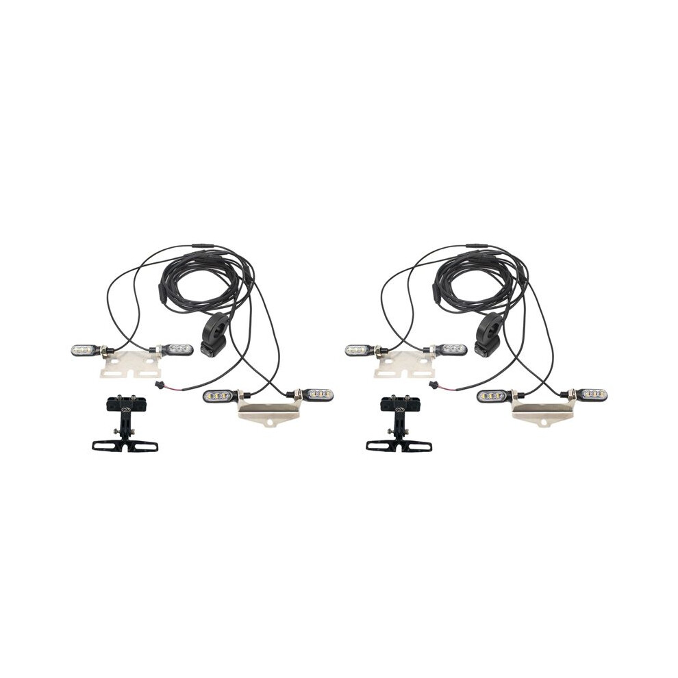 2X Electric Bicycle Ebike Turn Signal V04 12V Waterproof Cable Led Flashing V04-12V 4713000485758